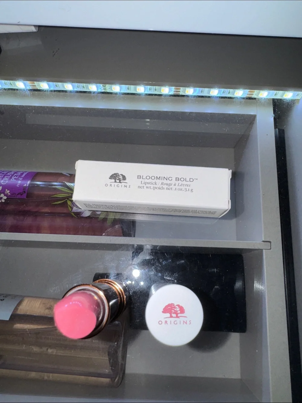 Origins Blooming Bold Pink Lipstick — English Rose